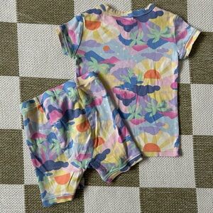 Gap organic cotton short pajamas girls size 5